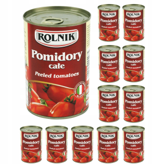 Rolnik Celé paradajky bez kože v omáčke 12 x 425 ml