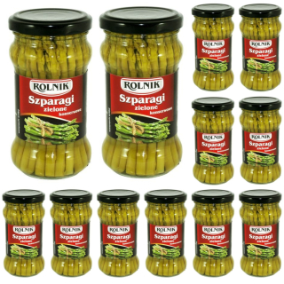 Farmár špargľa Celá zelená konzervovaná 12 x 212ml
