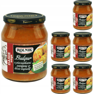 Farmer Vege Bulgur zabalený v kapustových listoch 6x720
