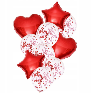 Darček na Valentína - Romantická sada balónov na Valentína, svadba K6