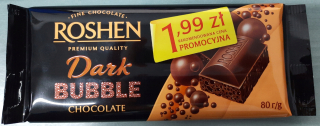 Roshen Dark Bubble Chocolate Bitter Bubbles 20ks