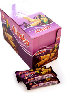 Kukuričné trubice s aljaškou 48 čokoládovým krémom