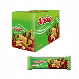 Kukuričné trubice s lieskou aljaškou 48 krém