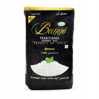 Ryža Basmati 20 kg Banno RYŽA 100% KVALITA