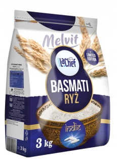 BASMATI India Rice Melvit La Chef 3KG