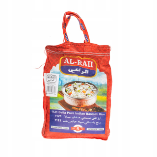 BASMATI SELLA RICE 5KG AL-RAII 100% KVALITA