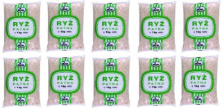 Biela ryža 1 kg 10x