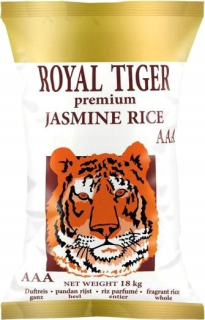 Ázijska kuchyňa - Jasmine Rice Royal Tiger Kambodža Veľký 18kg vrece