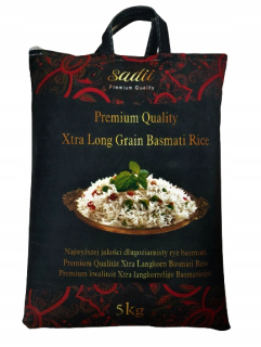 Indicka kuchyňa - Rice SADII XTRA LONG GRAIN BASMATI (1121) 5KG