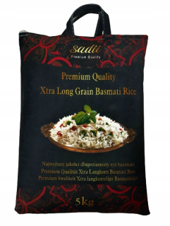 Indicka kuchyňa - Basmati Rice 5 kg Xtra Long zrno 1121 SADII