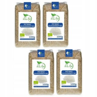 Long-Grain Rice White Set 4x1kg Bio Premium