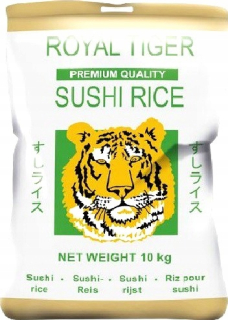 Japonska kuchyňa - Rice pre Sushi Royal Tiger 10 kg Veľké gastronomické