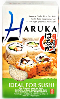 Japonska kuchyňa - Ryža na sushi Haruka 1KG (2 x 500 g)