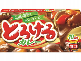 Japonska kuchyňa - S&B Torokeru Curry JAPONSKO mierne 10 ks. 200 g