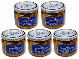 Sajra vo vlastnej omáčke Riga Gold 5x 280g Jar On