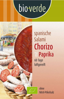 Salami Chorizo s paprikami Patchs Bio 80 g - Bio Ve