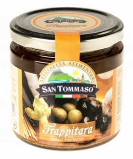 SAN TOMMASO SUGO TRAPPITARA OMÁČKA S OLIVOVÝMI TINAMI 200g