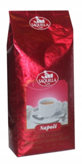 Zrnková káva - Kávové zrná SAQUELLA NAPOLI BAR 1 kg