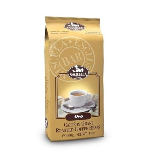 Zrnková káva -  Saquella Oro Grainy Coffee 1 kg - 85% Arabica