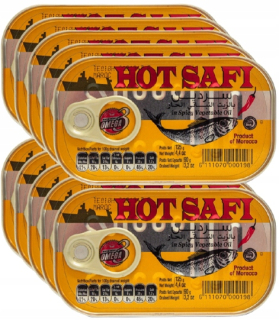 Sardines SAFI v oleji 10x125g z Chilli M & K