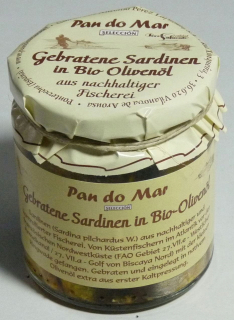 Sardinky vyprážané v bio olivovom oleji 220g