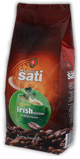 Zrnková káva -  SATI Kávové zrná IRISH CREAM 500g