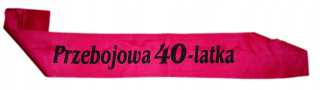 Satin Sash Gift 18. 30 40 50 60 narodeniny