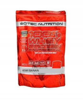 Proteín - SCITEC 100% WHEY PROTEIN PROF 500G KIWI BANANA