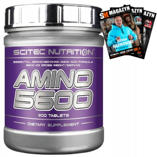 Aminokyseliny - Scitec amino 5600 200 Tab Aminokyseliny BCAA EAA