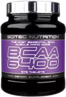 Aminokyseliny - SCITEC BCAA 6400 - 375 Tabuľka Aminokyselina