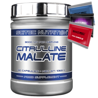 SCITEC CITRULLINE MALATE 90K JABLKOVÝ CITRÓN