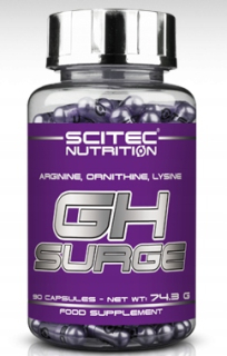 Testosterón - SCITEC GH SURGE 90 Kaps Lysine Arginín Ornithine