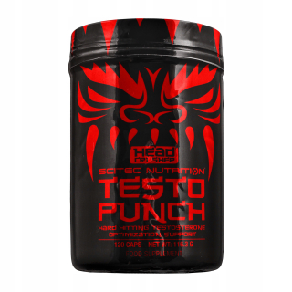 Testosterón - Hlavový drvič SCITEC Testo Punch 120 KAPS DAA LIBIDO