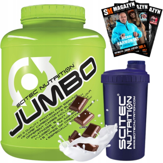 Gainer - SCITEC JUMBO 4400 G Mass Gainer s kreatínom proteínom