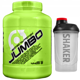 Gainer - SCITEC JUMBO 4400g MUTANTNÁ HMOTNÁ WHEY + SHAKER ZDARMA