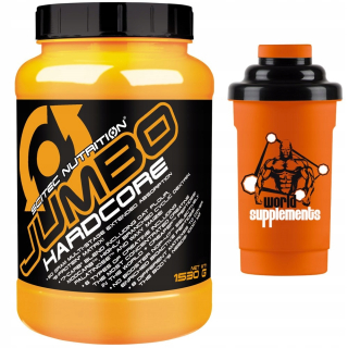 Gainer - Scitec Jumbo Hardcore 1530g Gainer Mass Hromadná sila