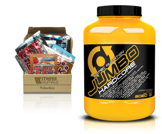 Gainer - SCITEC JUMBO HARDCORE 3060 g Gainer + vzorka