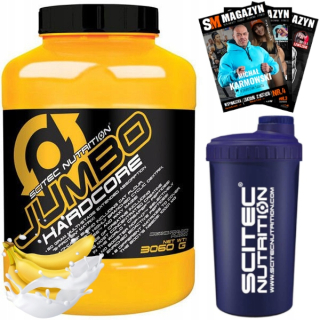 Gainer - SCITEC JUMBO HARDCORE 3060 g Gainer Protein Whree