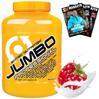 Gainer - SCITEC JUMBO PROFESSIONAL 3240G GAINER MASOVÝ PROTEÍN