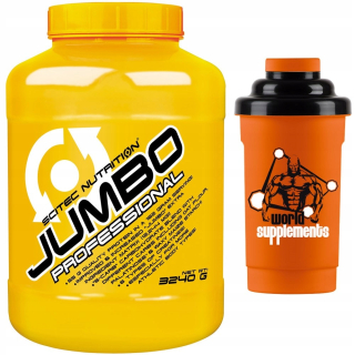 Gainer - SCITEC JUMBO Professional 3240g Hromadná hromadná hmotnosť