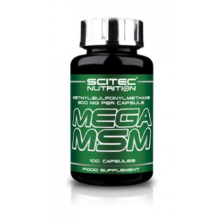 Ochrana kĺbov -  SCITEC MEGA MSM 100 Uzávery. Zdravé rybníky Regenerácia