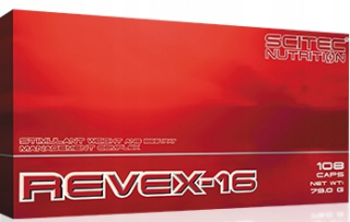 Spaľovač tuku - SCITEC Revex - 16 Stimulant Hmotnostná redukcia horáka