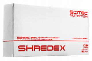 Spaľovač tuku - SCITEC SHREDEX 108K Silné redukcie tuku