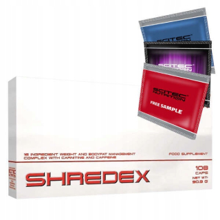 Spaľovač tuku - SCITEC SHREDEX 108KAP TUČNÝ BLÁNIKA