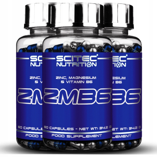 SCITEC ZMB6 3x60KAPS DUO MAGNESIMOVÝ ZINKOVÝ VITAMINA B6