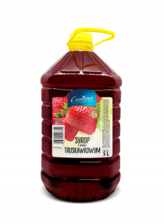 SD gastronomický sirup s jahodovou chuťou 5l