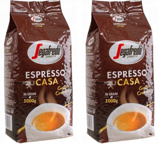 Zrnková káva - Segafredo espresso Casa zrno Káva 2 x 1 kg