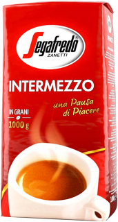 Zrnková káva -  Segafredo Intermezzo Taliansky 1kg Obilia