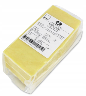 Cheddar Bio syr (50% tuk v suchom hmote) 1 K