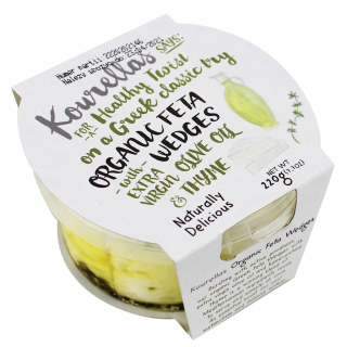 FETA SÝR S TYMMOM V OLIVOVOM OLEJI BIO 220 g